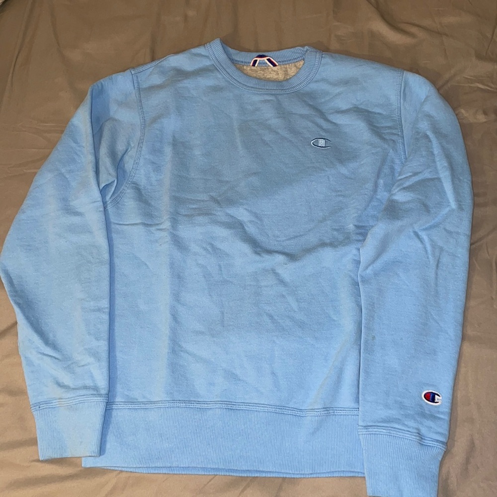 Champions Unisex Vintage Baby Blue Crewneck